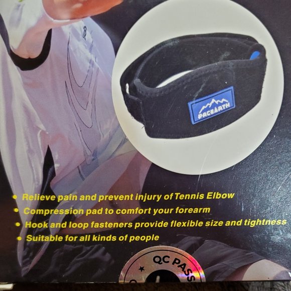PACEARTH Golf Tennis Elbow Brace Support Arthritis Tendonitis Arm Joint Pain Pad - Picture 3 of 5